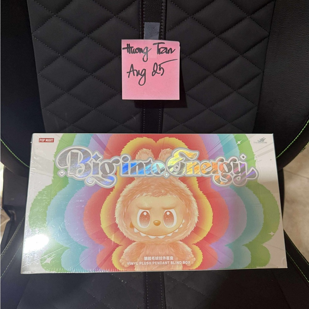 Authentic/ purchased from popmart/ opened to check card only.Big into Energy